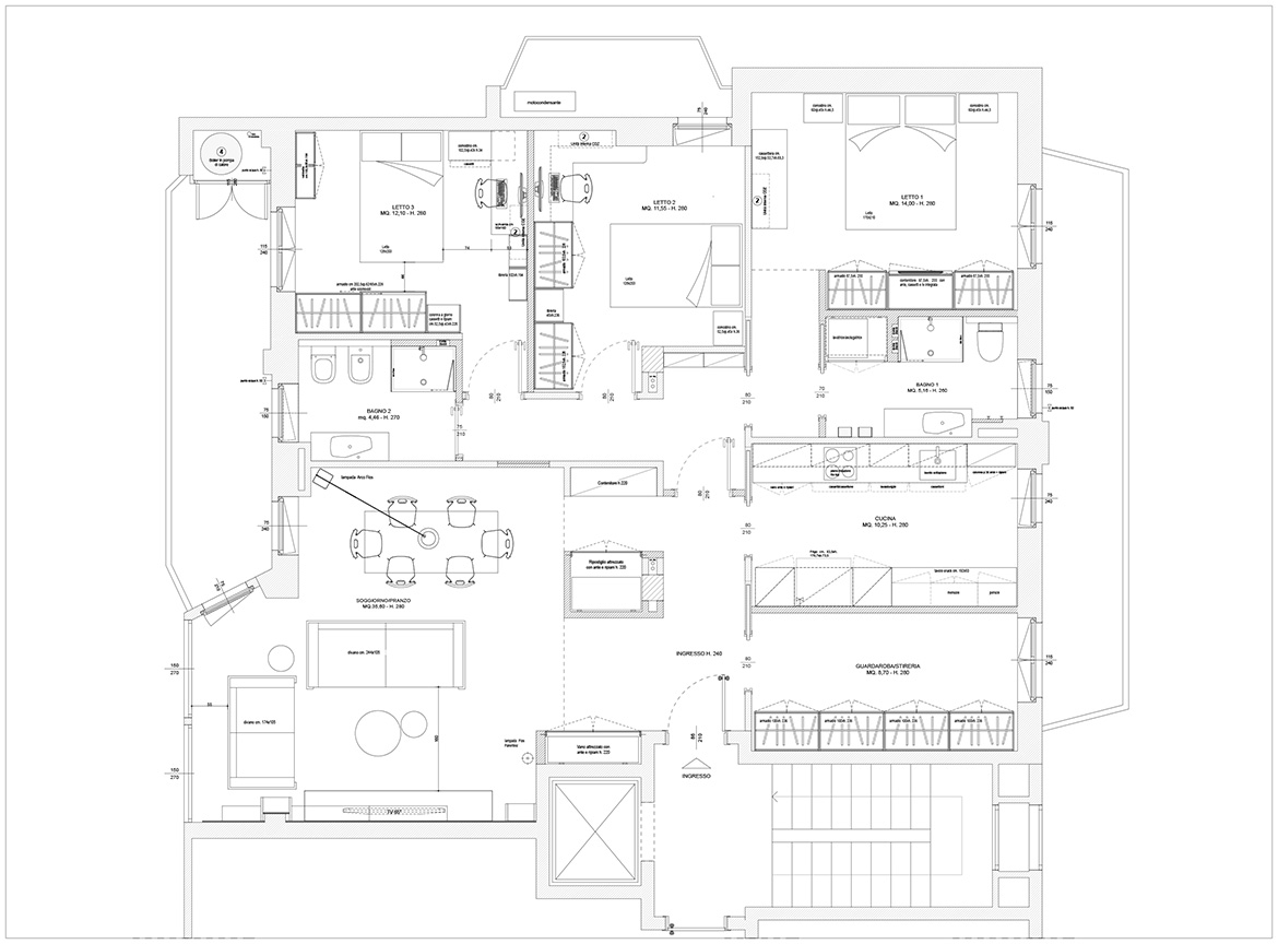 fontana-studio-residenza-privata-PIANTA